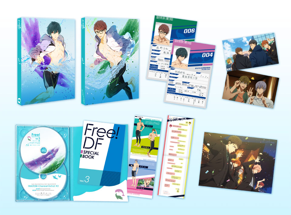 ◎初回版【DVD】Free!＆Free!ES(第2期)+Free!DF(第3期）③DVD - アニメ